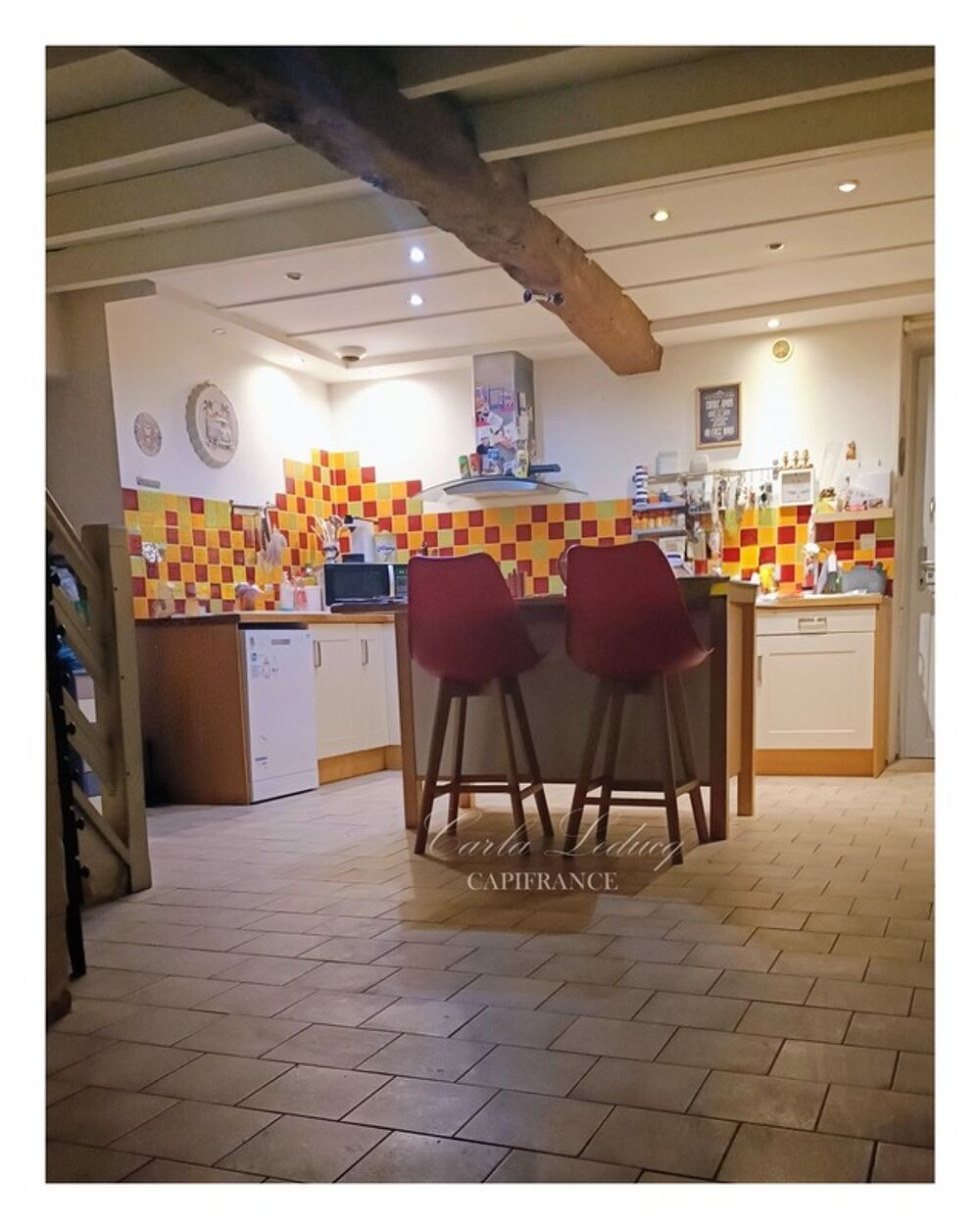 Vente Maison Maison de caractère – 6 pièces – Ancien séchoir à tabac réhabilité Marsais