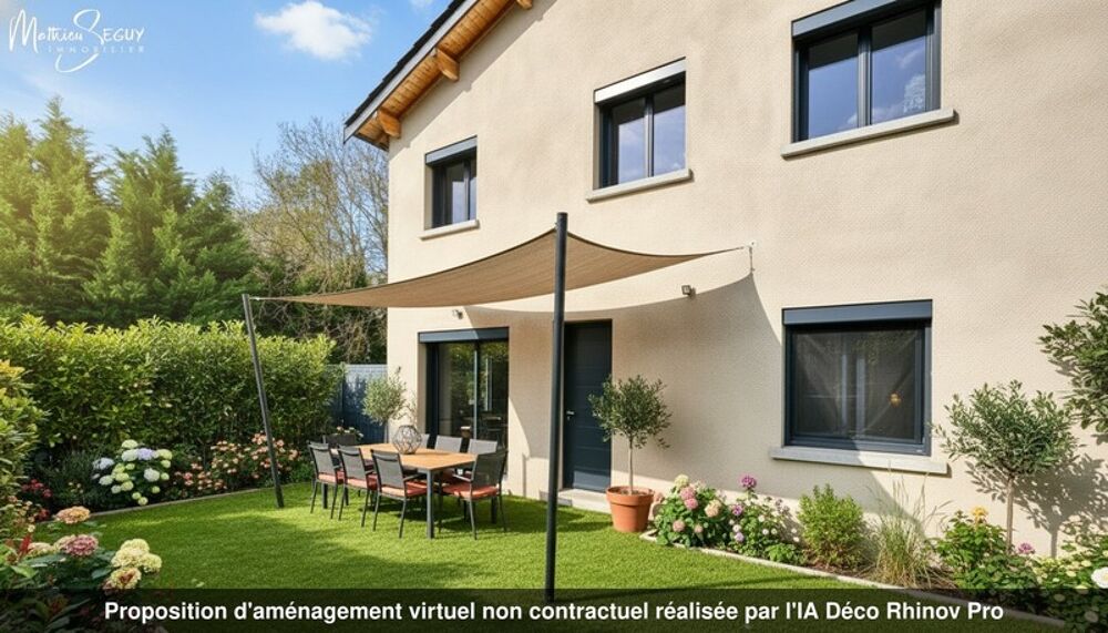 Vente Maison THURINS - MAISON récente P3 bis + Espace bureau avec cour de 60m² + 2 Parkings Thurins
