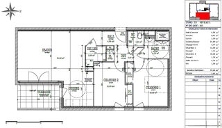  Appartement � vendre 3 pi�ces 74 m�