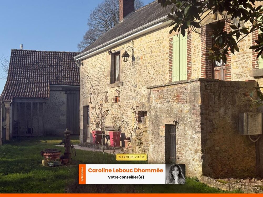 Vente Maison VENTE INTERACTIVE Authentique Logis du XVIe siècle grange de 200 m² parc verger de 4 000 m² Entre Mortagne-au-Perche et Le Mêle Vidai