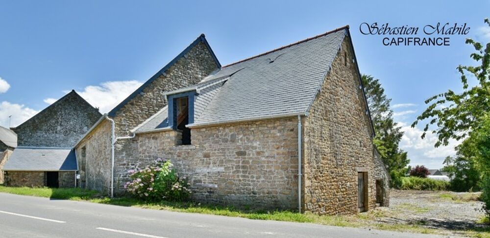 Dpt (35), à vendre propriété à rénover - Baie du Mont Saint Michel - Saint Georges de Gréhaigne
