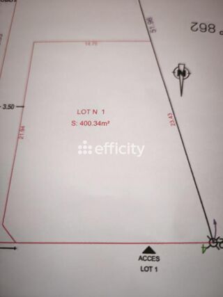  Terrain � vendre 400 m�