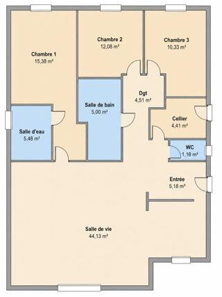  Maison à vendre 4 pièces 110 m²