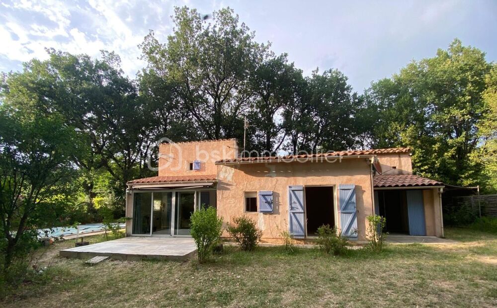 Saint-Martin-de-Castillon (84750) - Maison plain-pied avec mezzanine - 3 chambres - jardin clôturé de 1 055 m²
