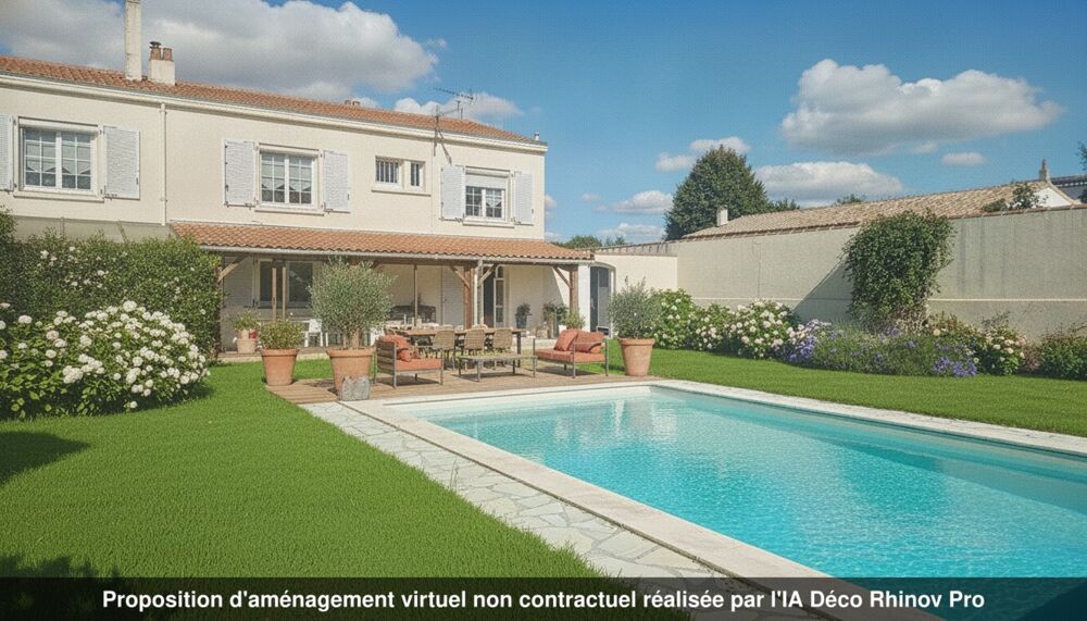 LHOUMEAU  AUX PORTES DE LA ROCHELLE  MAISON FAMILIALE À FORT POTENTIEL- JARDIN AVEC DOUBLE ACCES