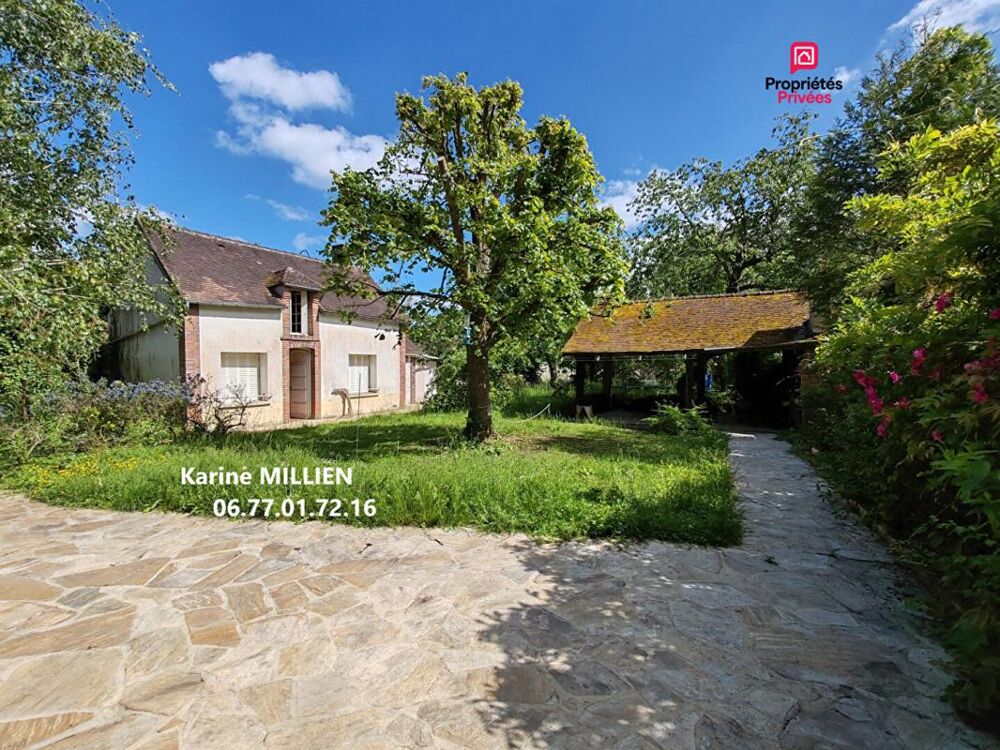 MUZY 27650 Longère et dépendance - 4 chambres - Garage - Atelier - Terrain - 190000
