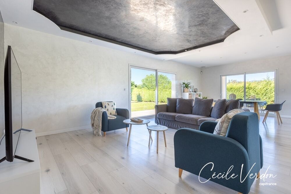 CREYSSE  Plain-pied de 142 m² avec 4 chambres - garage - terrain de 2 131 m²