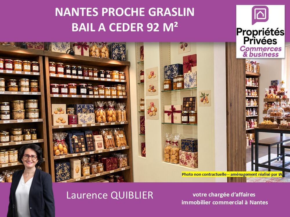   44000 NANTES - BAIL A CEDER 92 M² QUARTIER RACINE Nantes