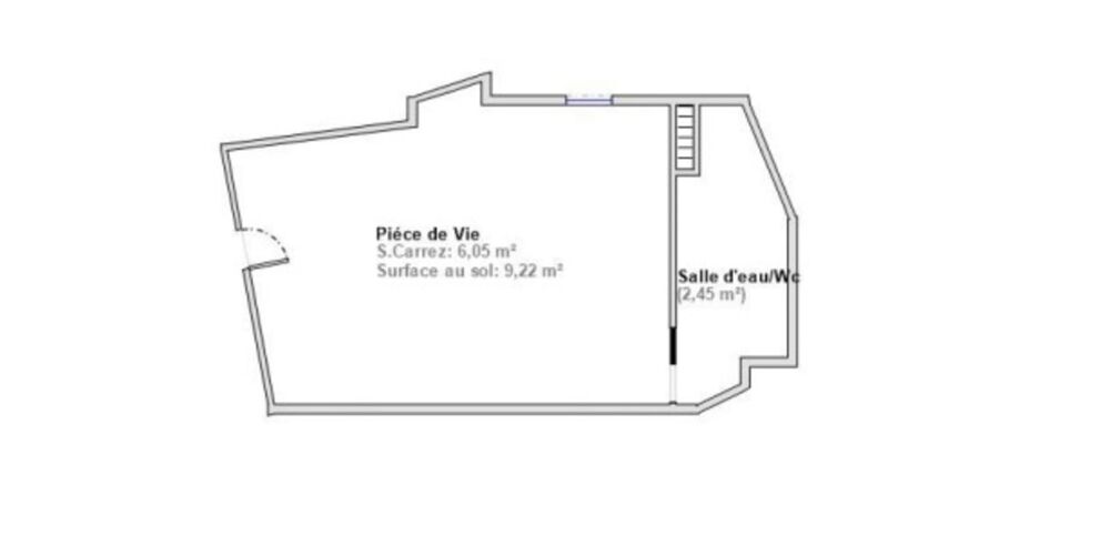 Vente Appartement METRO BONSERGENT - BD MAGENTA - STUDIO sur cour : 11,67 m² au sol (8,50 m² en LC) au 6ème et dernier étage AVEC ascenseur Paris 10