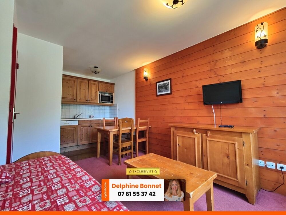 Vente Appartement Bel appartement 2P/ T2 de 28 m2 avec balcon en dernier �tage d'un chalet, au pied d'une piste Modane