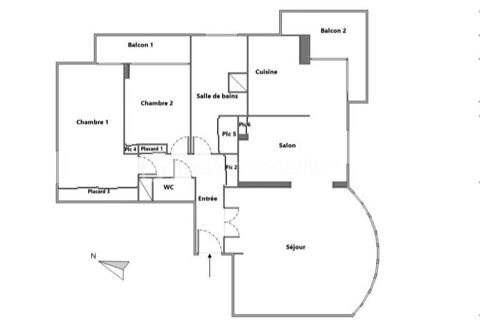  Appartement � louer 4 pi�ces 105 m�