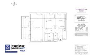  Appartement � vendre 3 pi�ces 62 m�