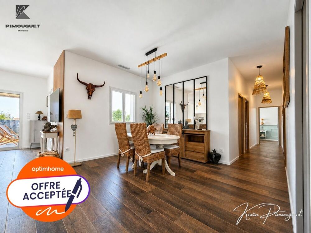 Maison contemporaine 2021  DPE A  Plain-pied  Piscine chauffée  Prestations haut de gamme  Quartier calme et privilégié