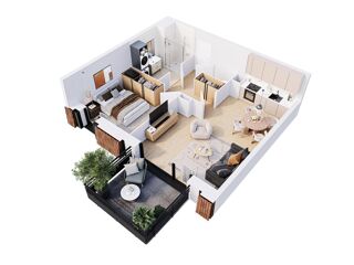  Appartement à vendre 2 pièces 51 m²