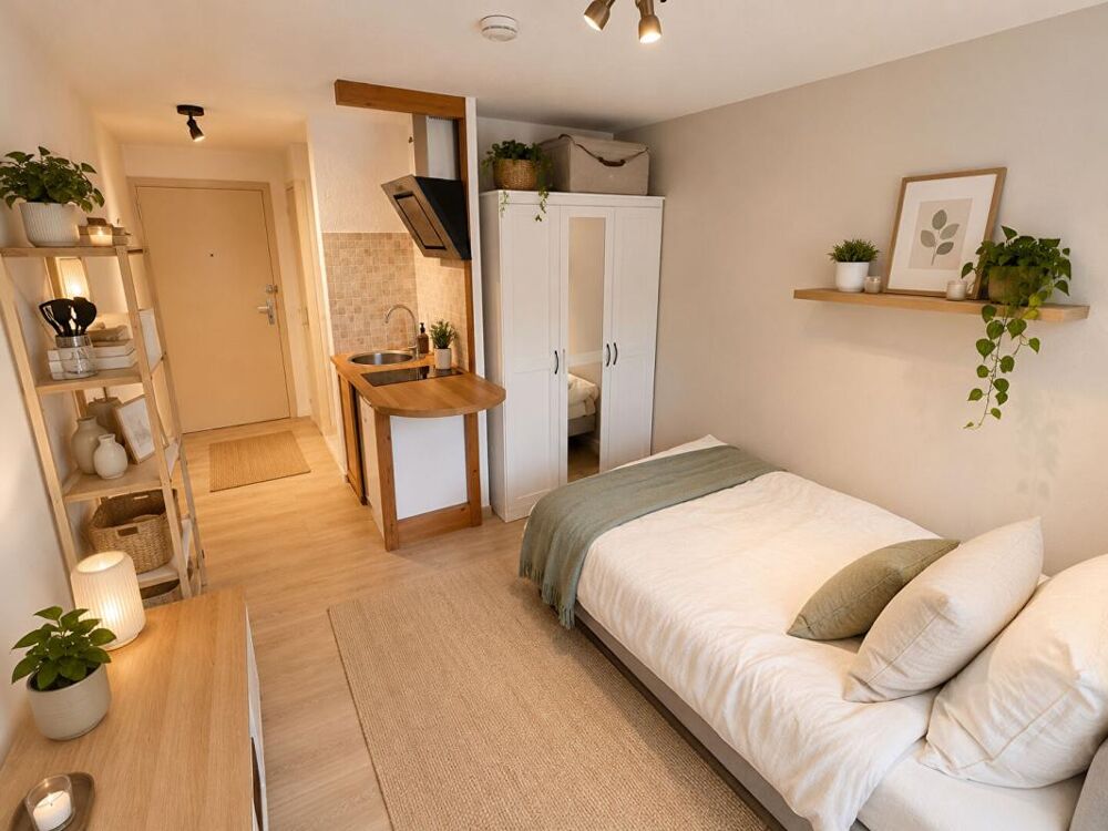 Appartement Grenoble 1 pièce(s) 18 m2