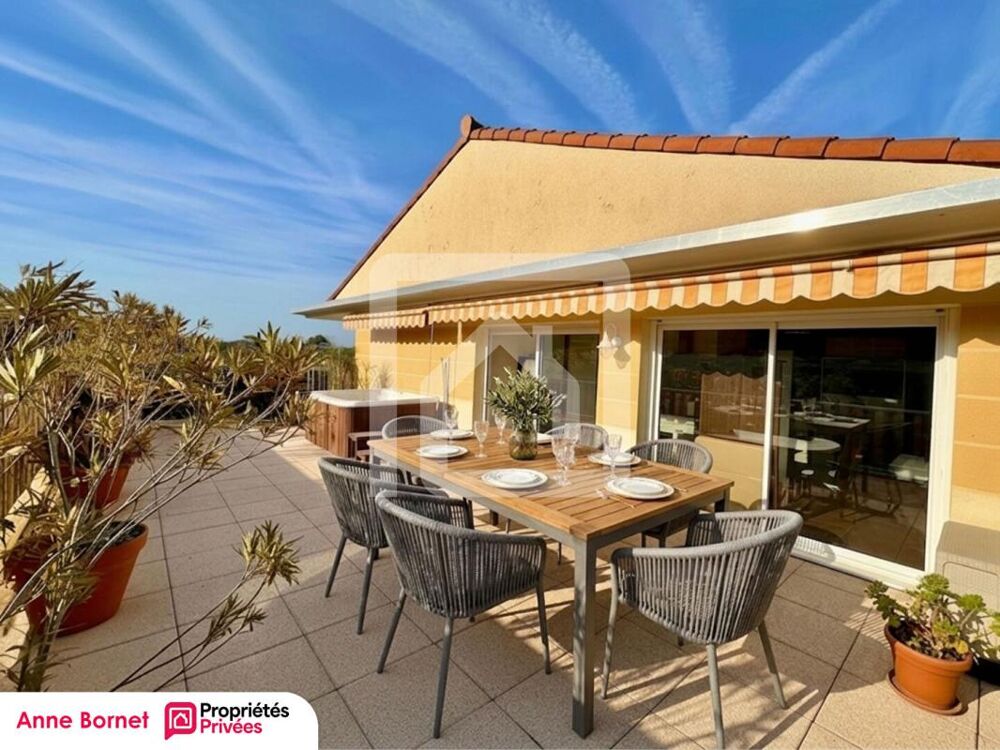 Appartement en toit-terrasse avec 48 m2 d'extérieur, double garage, cave