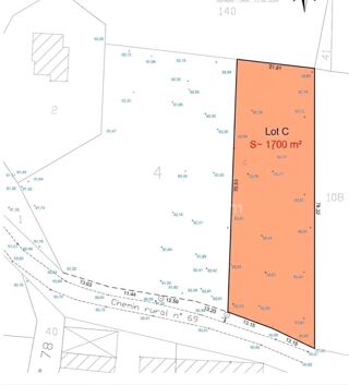  Terrain à vendre 1695 m²