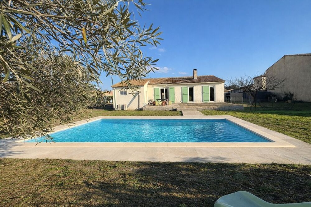 Villa plain-pied avec piscine  Terrain clos 1 000 m²  3 chambres  esprit campagne proche commodités  Exclusivité