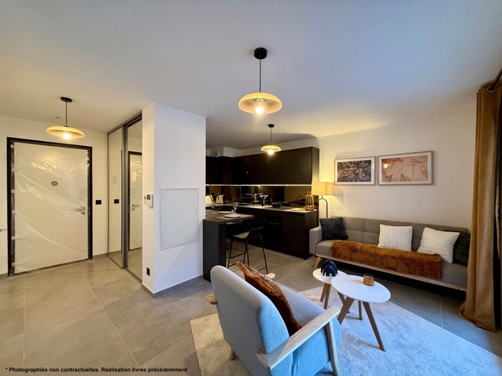 À vendre  Superbe appartement T2 de 45,58 m² avec balcon au coeur du village de Châtel (74)