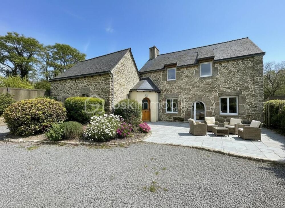 Vente Maison Havre de paix à la campagne – maison en pierre avec 3 chambres Meneac