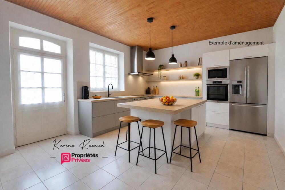 Maison 3 chambres 97 m², grand terrain
