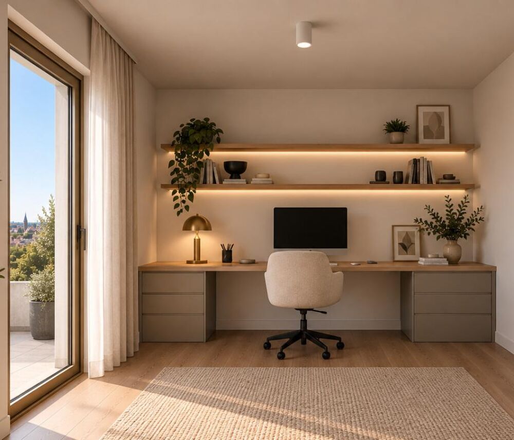 Incroyable appartement T2bis en dernier étage avec vue