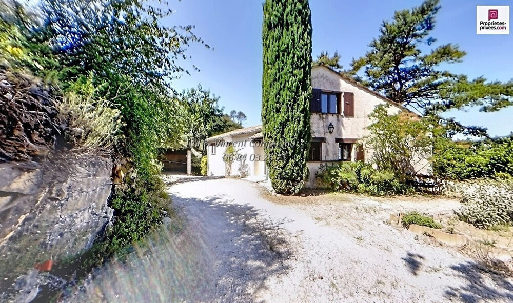 Vue sur le lac d'Esparron, 4 000 m² de terrain et accès privé au lac