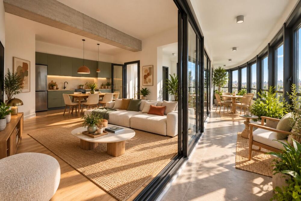 Vente Loft RARE T4 esprit LOFT avec JARDIN d'hiver Gennevilliers