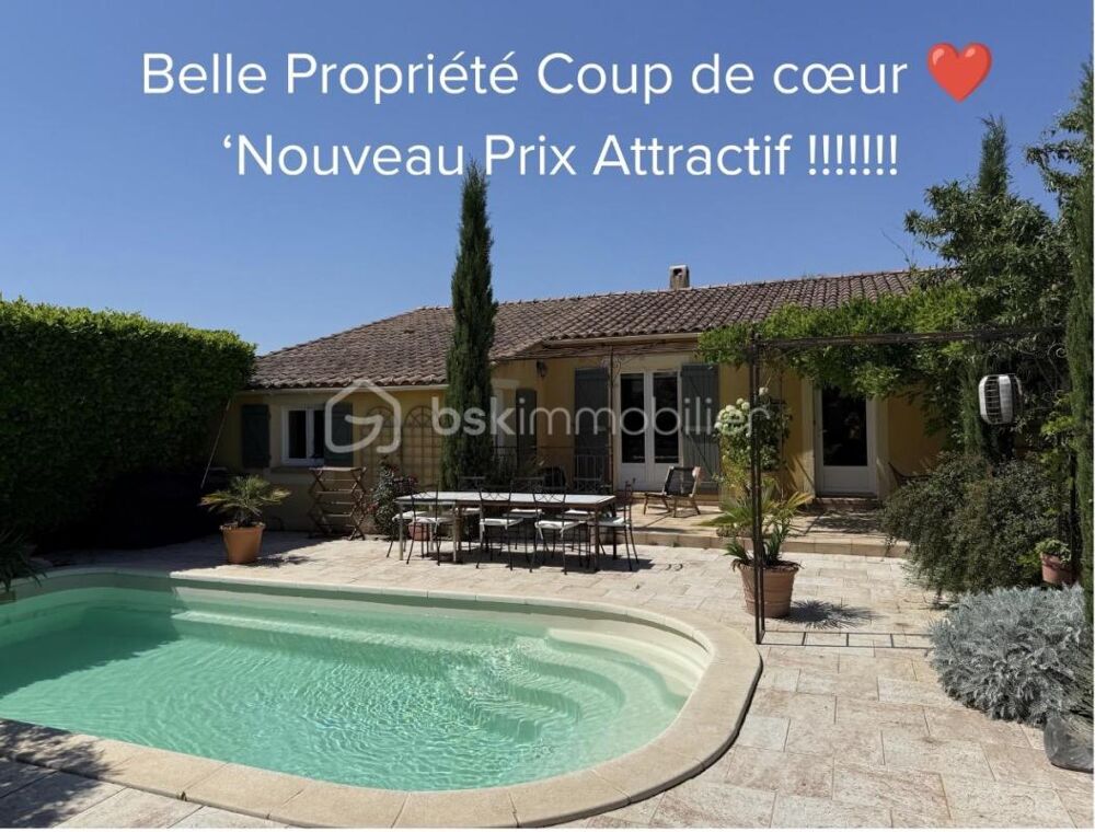 Vente Propriété/Château Mallemort de Provence (13370) – Le charme authentique entre Luberon et Durance - Villa Plein-Pied Type 6 - 182 M2 - Piscine avec Mallemort