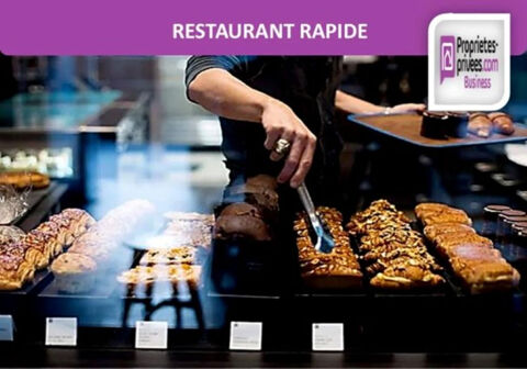   75018, Quartier Barbes/ rue des Poissonniers restaurant de Burger/Poulet frit de 80m² avec grosse extraction 
