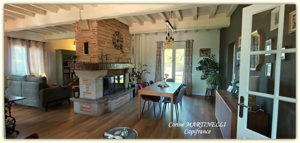 Vente Maison Maison 194 m² avec piscine, 4 chambres à 10 mn de Castelculier Saint nicolas de la balerme