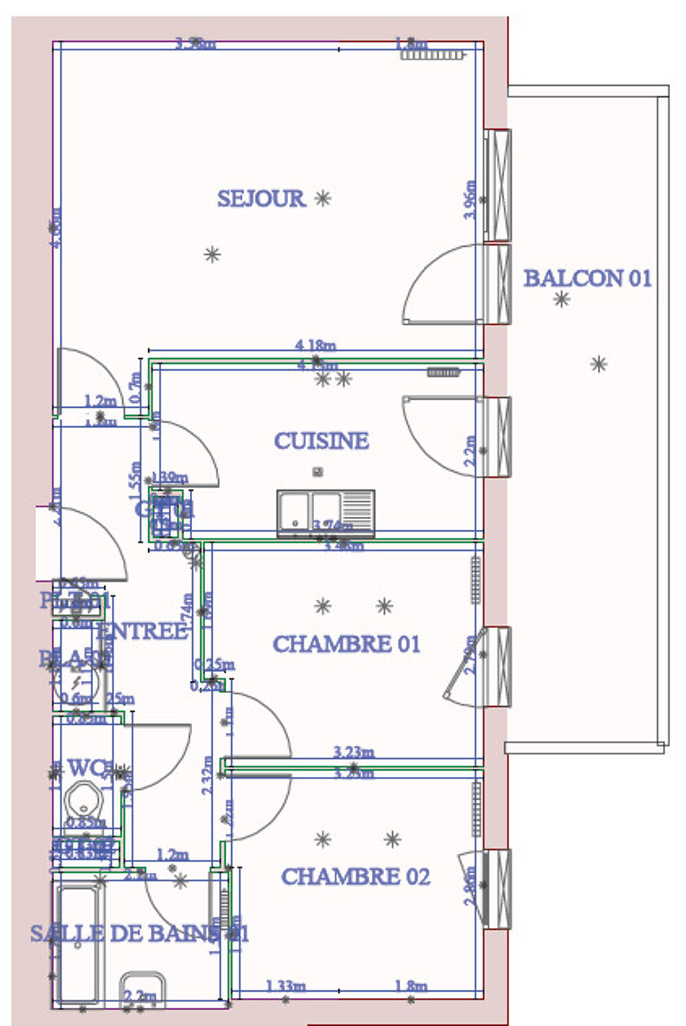 Location Appartement 56920305 - Appartement - F3 - Rixheim (68170) Rixheim
