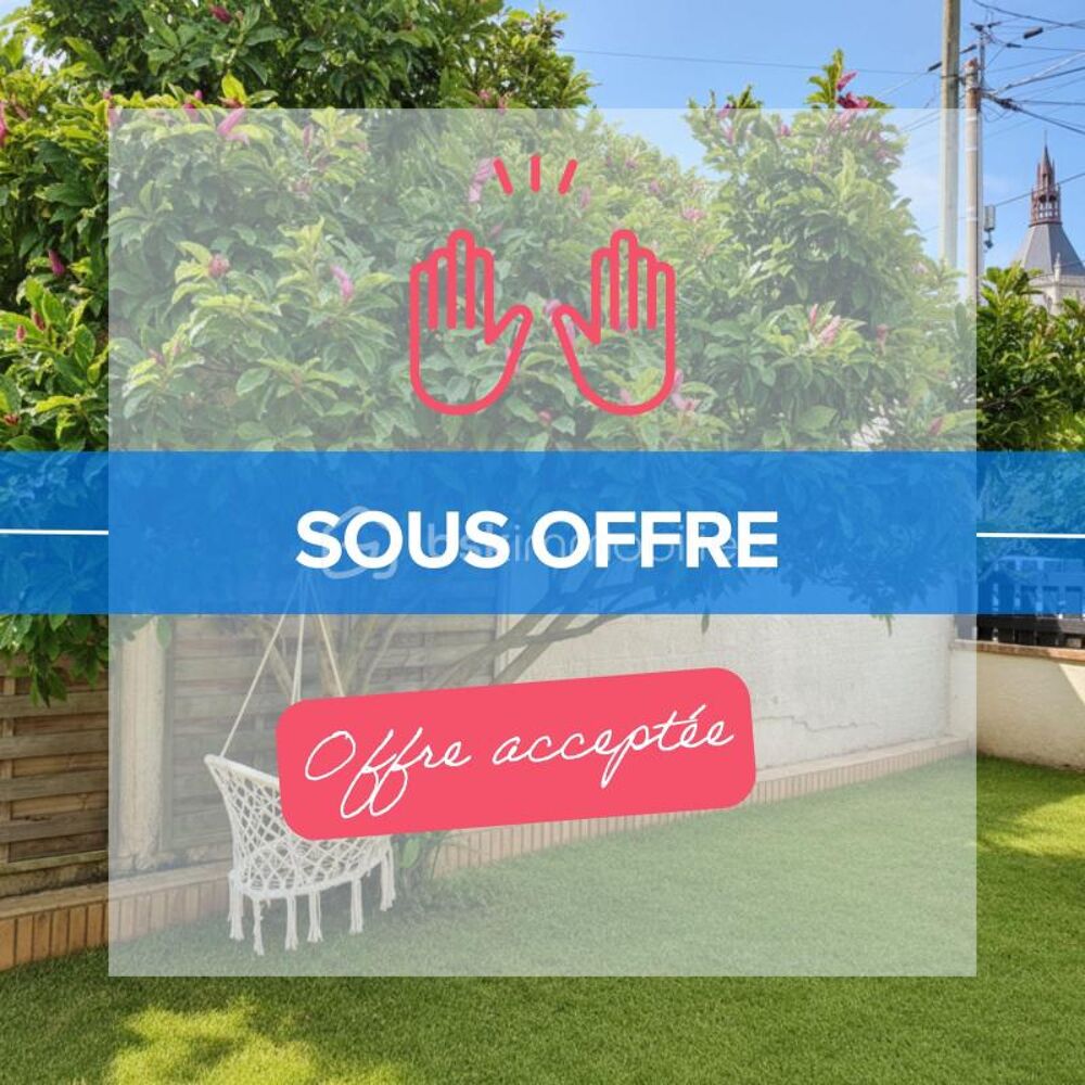 Maison 3 CH, garage et jardin à 100m de la place Sainte-Cécile  Le charme, le calme et le 'tout-à-pied'