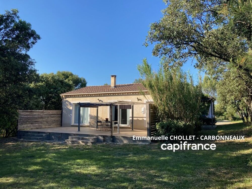 Maison 5 pièces à vendre avec STUDIO indépendant - En pleine nature (hors lotissement) VACQUIERES (34) -
