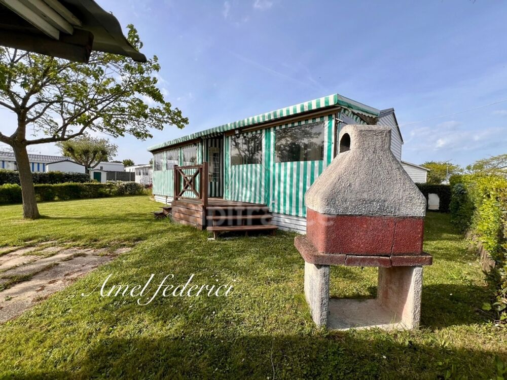 Mobile-Home - 48 m2 + 20 m2 de terrasse - sur parcelle 255 m2 - piscine privée - 5 min plage- SAINT GILLES CROIX DE VIE (85)