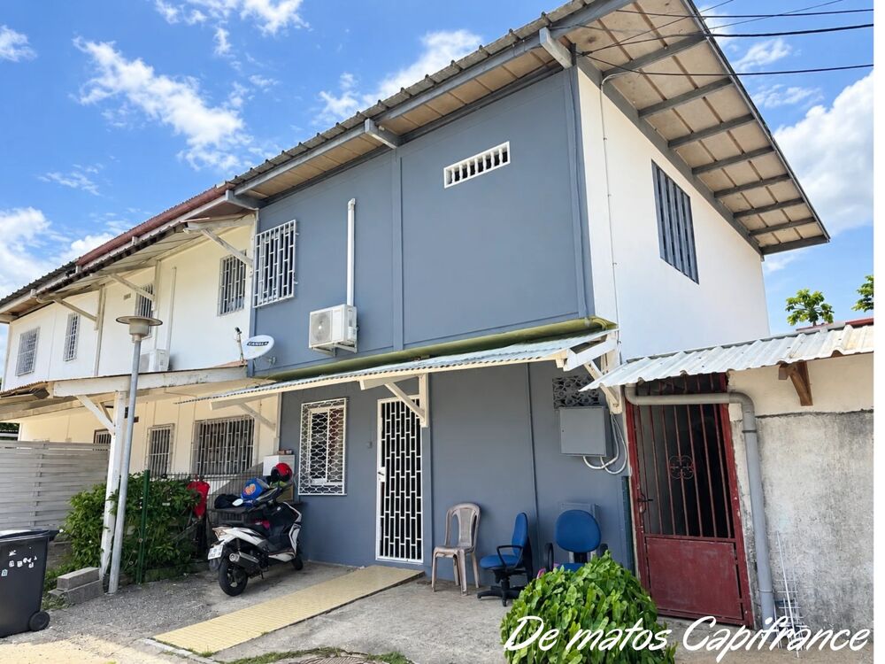 Maison à vendre 5 pièces KOUROU (973) Maison T5 de 113,40 m² sur un terrain de 113 m²  Investissement locatif