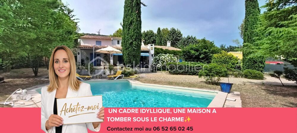 ? Mérindol  Entre nature et douceur de vivre, découvrez cette maison familiale avec piscine sur 2 200 m² de terrain arboré