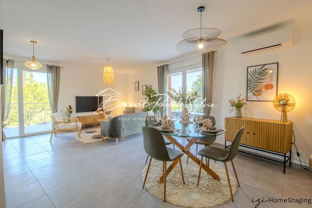 APPARTEMENT T3- 74,71 m² Idéalement situé: 242000 avec 2 terrasses et jardin , double parkings. Très Grand confort MONTEUX (84
