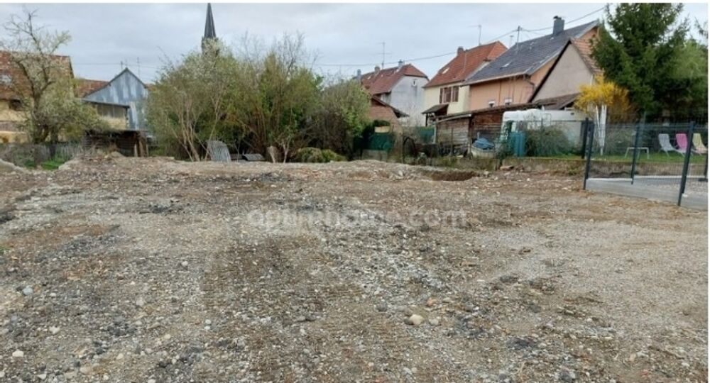 Vente Terrain ZILLISHEIM, en impasse, trs beau terrain de construction, plat, 7.95ares, libre de constructeur et d'architecte. Viabilisation Zillisheim
