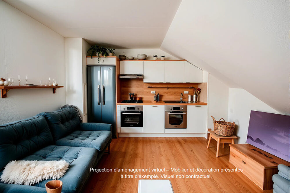 HONFLEUR  INVESTISSEMENT LOCATIF  STUDIO VENDU LOUÉ