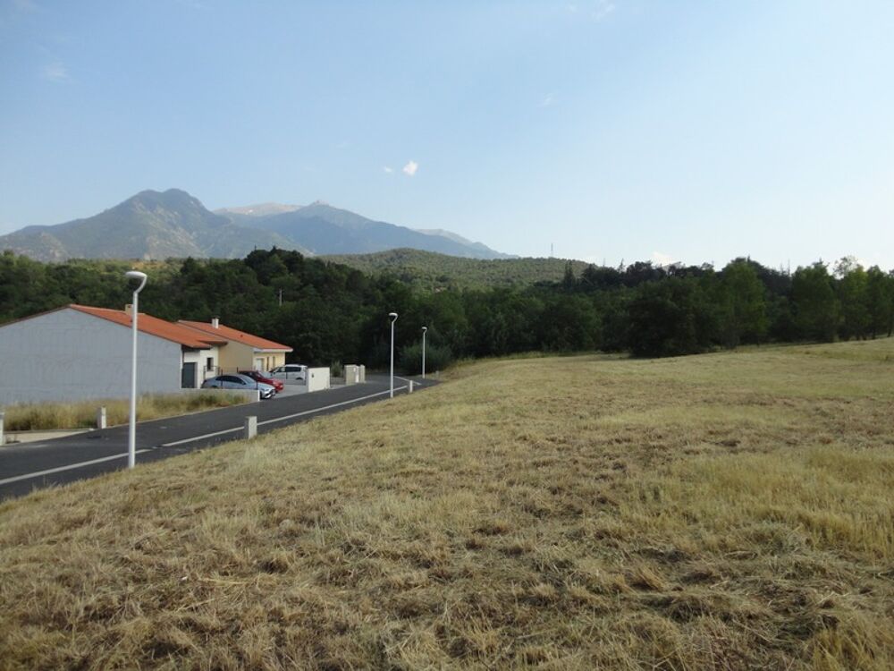 Vente Terrain Dpt Pyrénées Orientales (66), à vendre PRADES Terrain constructible 299 m², 2 faces, libre constructeur Prades
