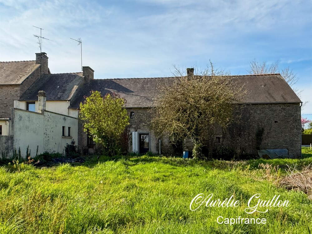 En exclusivité ! Longère en pierre  135 m² habitables, combles, dépendance et terrain