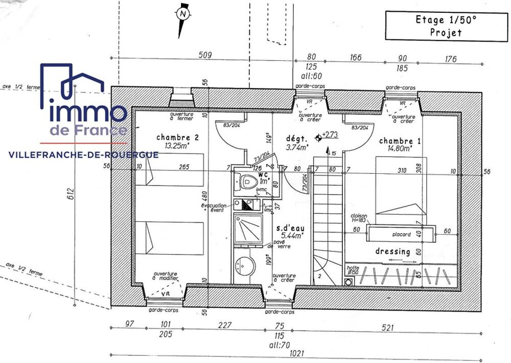 Vente Maison Grange à aménager avec hangar et jardinet Parisot
