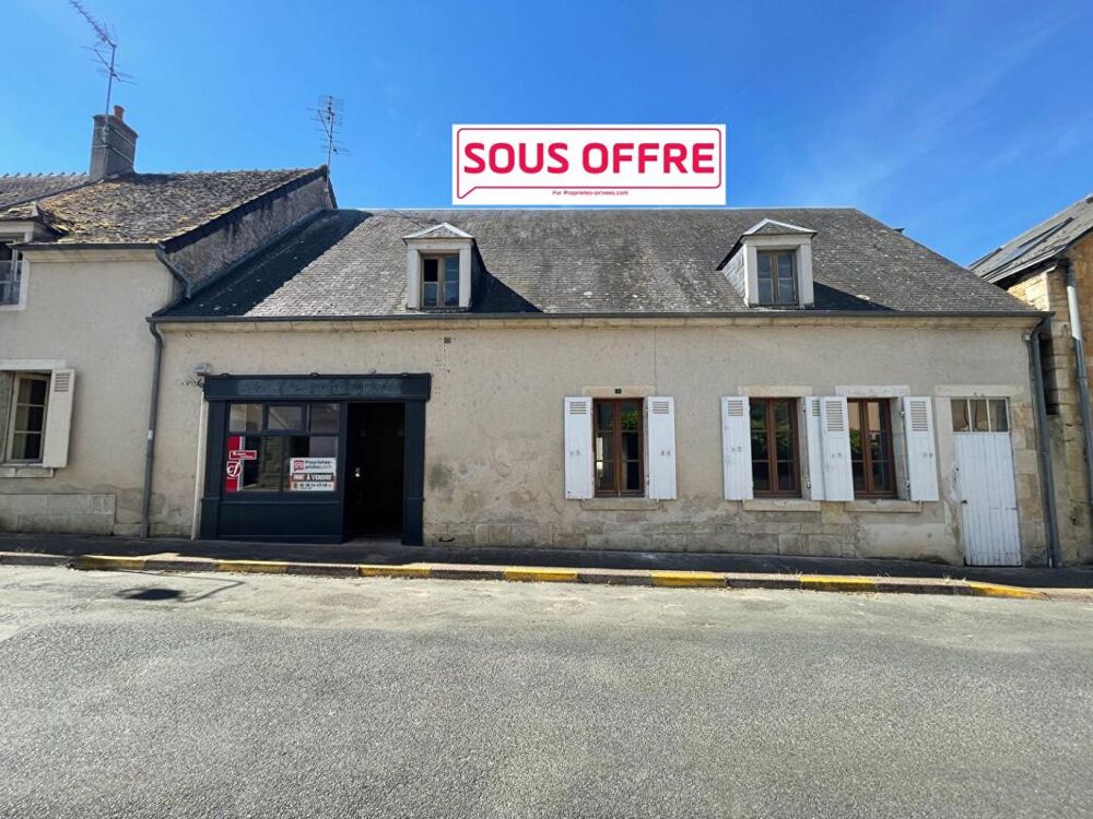 Maison de village à fort potentiel 133 m² + combles aménageables Proche Saint-Amand-Montrond