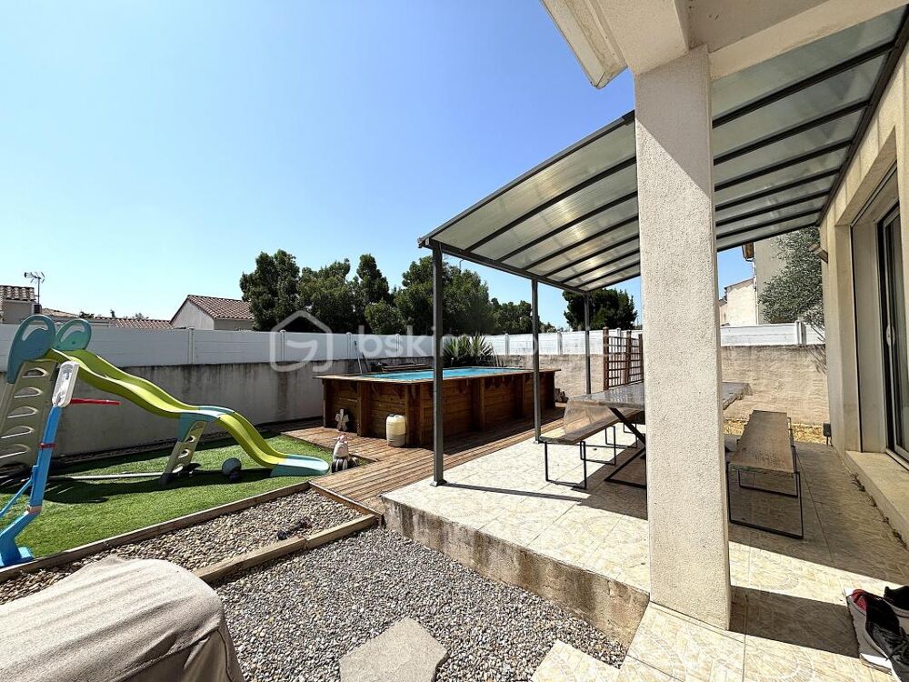 Vente Villa Belle villa de PLAIN-PIED avec 3 chambres dans quartier residentiel très calme avec piscine hors-sol Montagnac