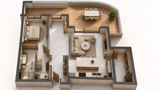  Appartement à vendre 3 pièces 66 m²
