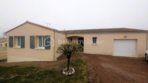   Maison de plain-pied de 2006 3 Chambres – Garage double – Terrain de 800 m² Maison - 4 pièce(s) - 99 m²