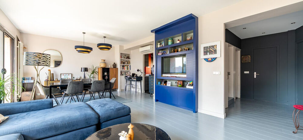 Vente Appartement Appartement  95 m2 duplex et rooftop 30m2 vue Tour Eiffel, 23m2 de balcons et terrasses  Passy Paris 16e Paris 16