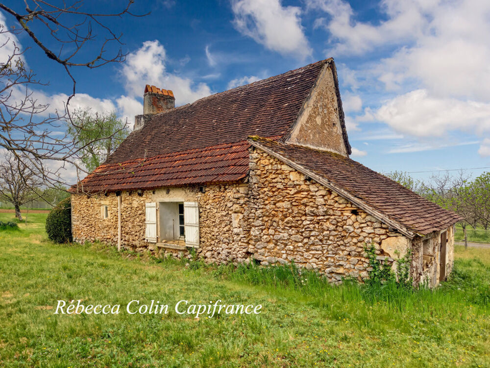 Ensemble en pierre à rénover avec grange