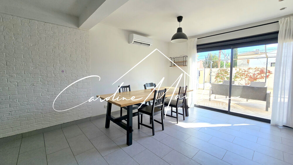 Maison mitoyenne T4/5 de 125m² - terrasse, piscine et jardin